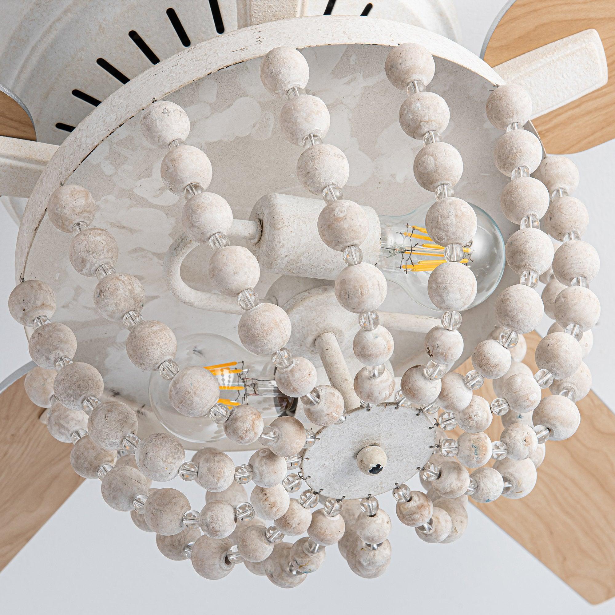 48" New Delhi Farmhouse Reversible Ceiling Fan - IPLUS Lighting