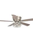 48" Thurber Satin Nickel Reversible Ceiling Fan - IPLUS Lighting