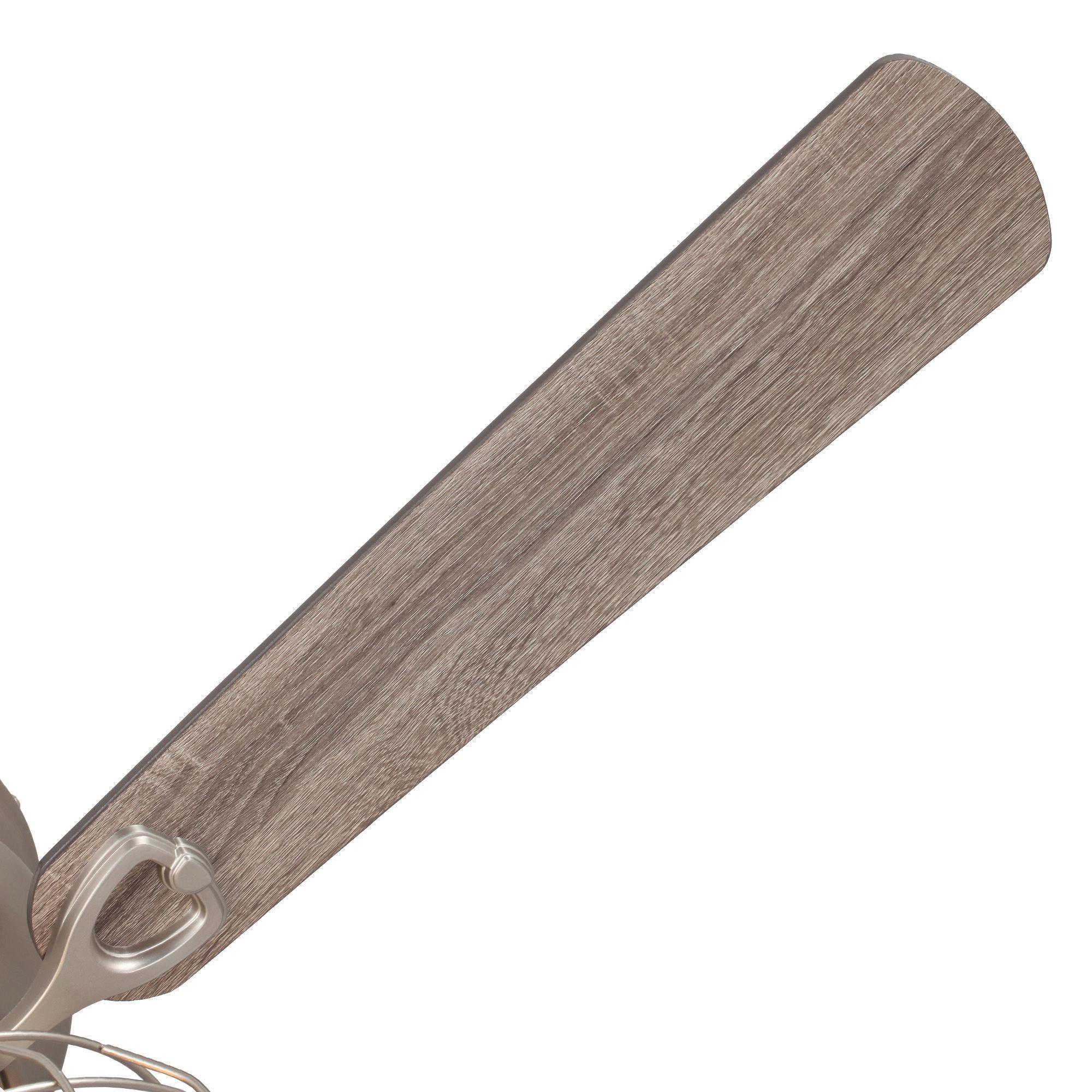 48" Thurber Satin Nickel Reversible Ceiling Fan - IPLUS Lighting