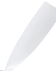 52" Aven Modern White 6-Blade Flush Mount Ceiling Fan