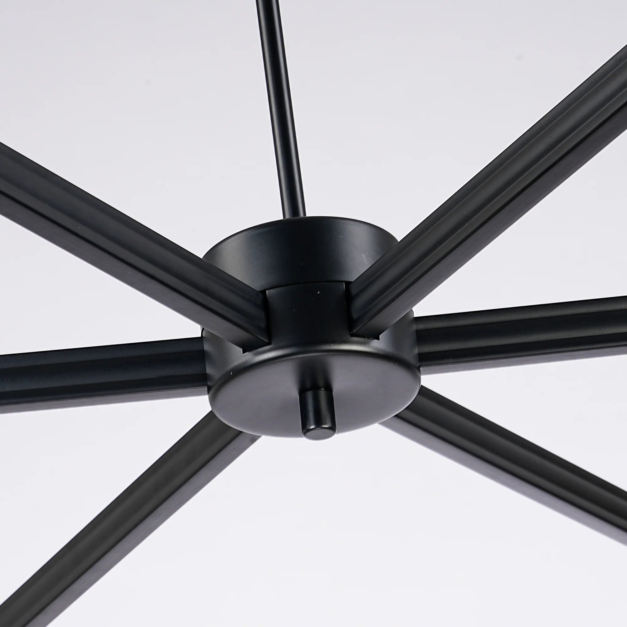 Marcia 6-Light Matte Black Modern Chandelier