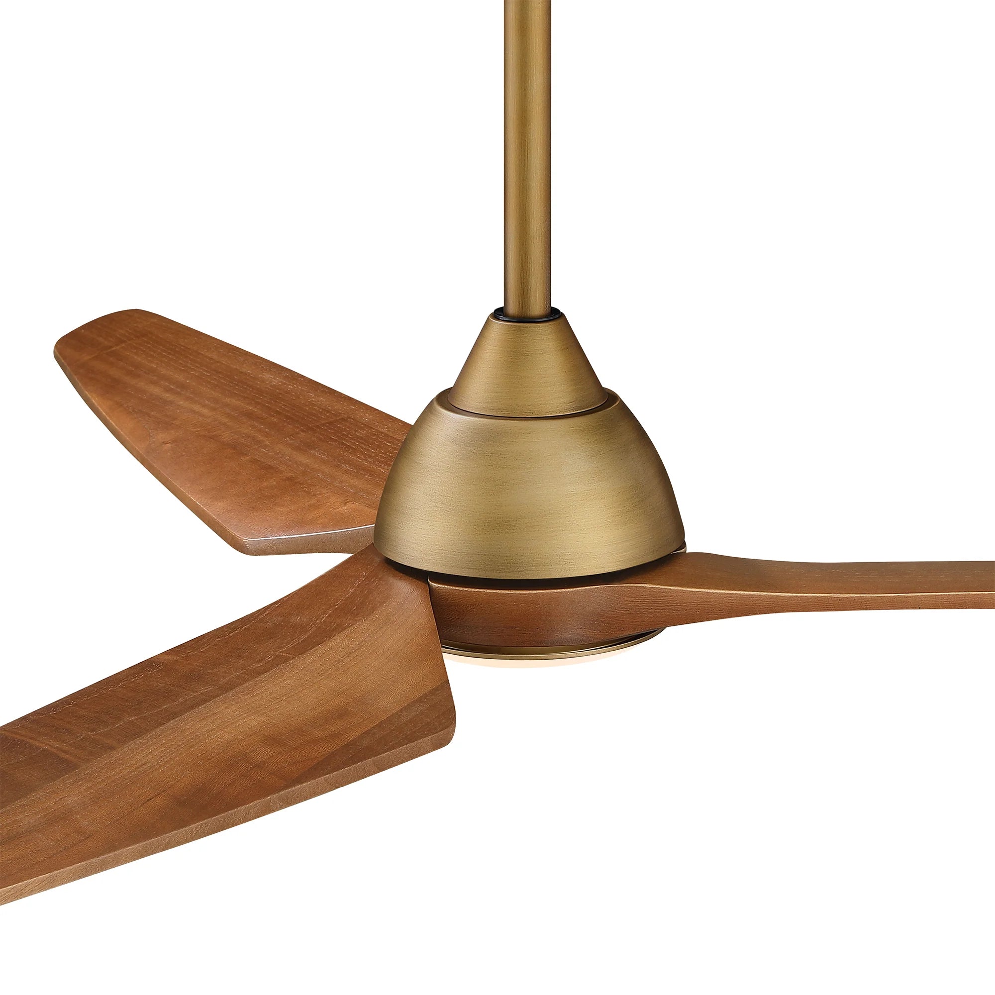 52" Jared Modern Solid Wood Blade LED Ceiling Fan
