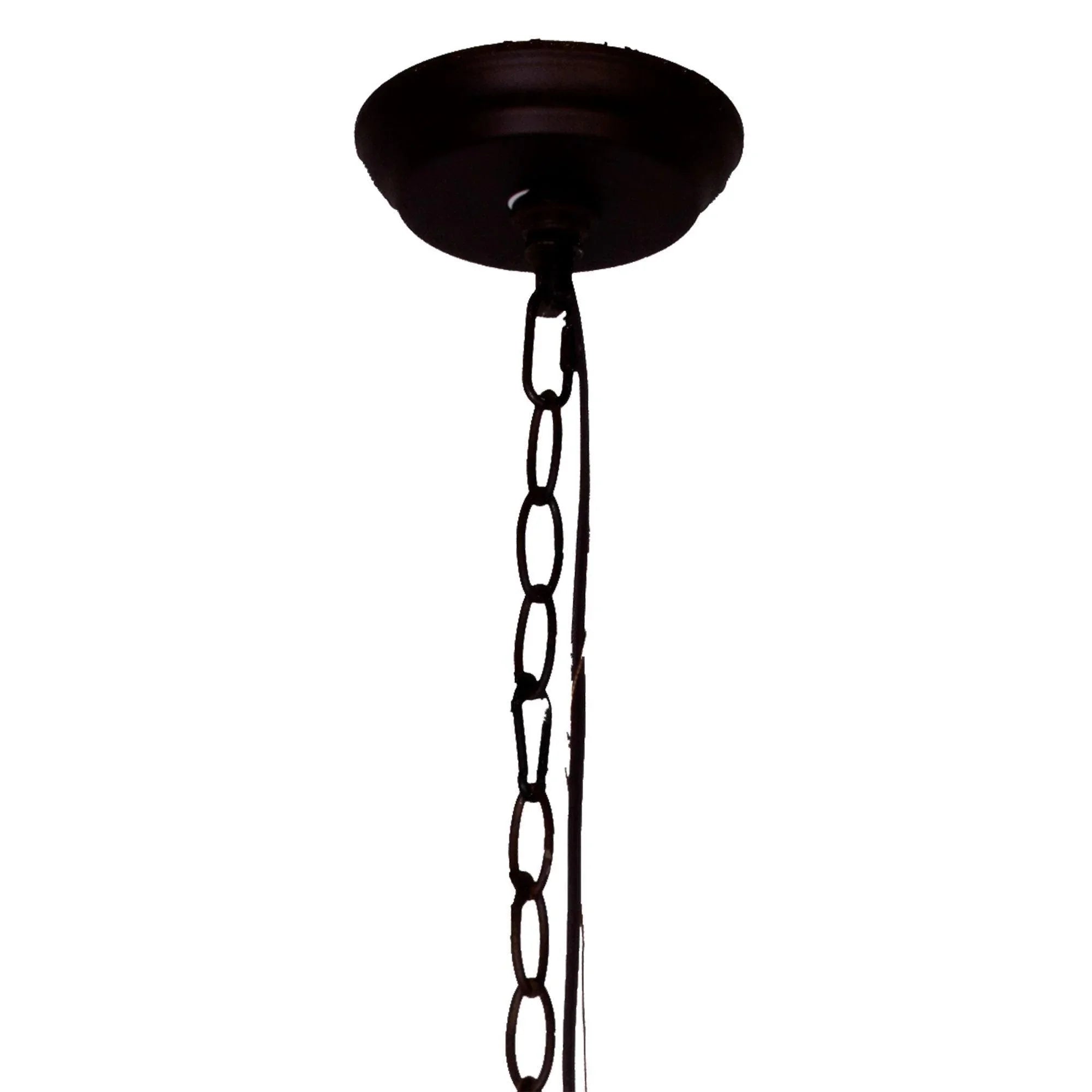 5 Light Wooden Antique Candle Chandelier - IPLUS Lighting