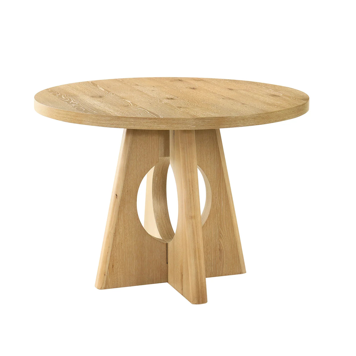 Sorelle 5-Piece Modern Oak Round Dining Set