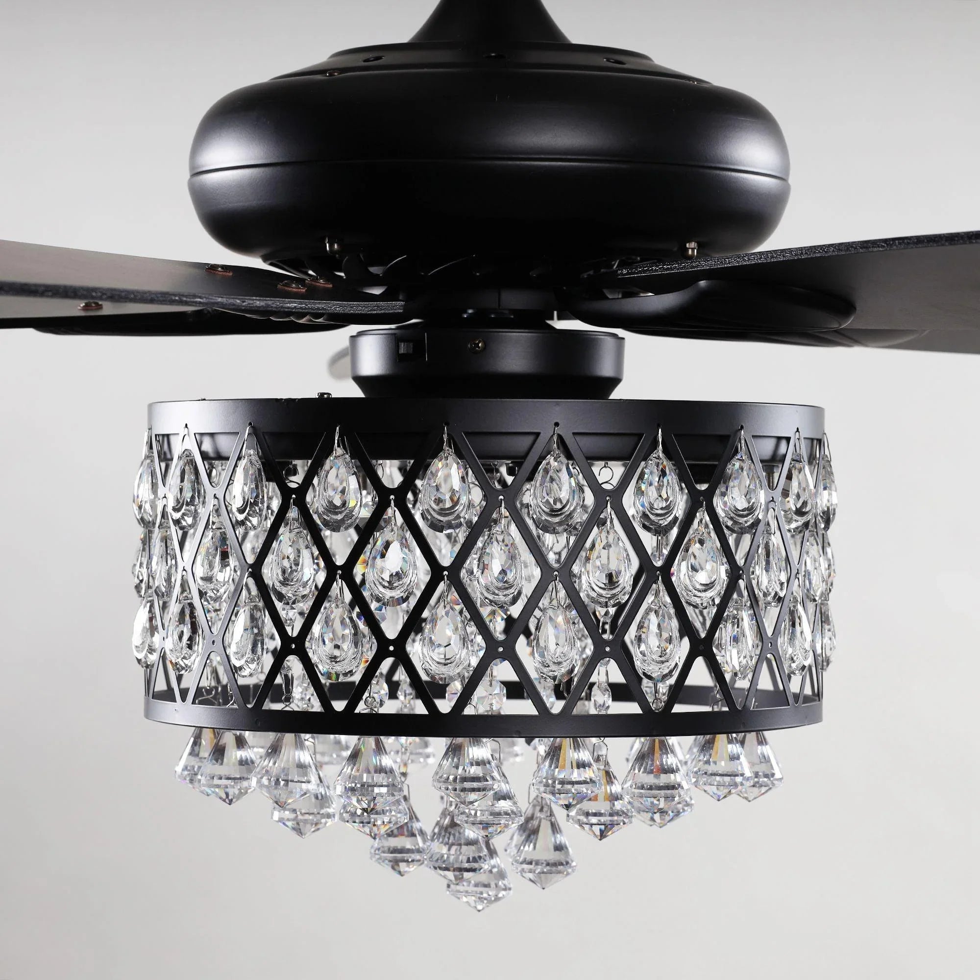52" Wethington Crystal Ceiling Fan