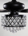52" Wethington Crystal Ceiling Fan