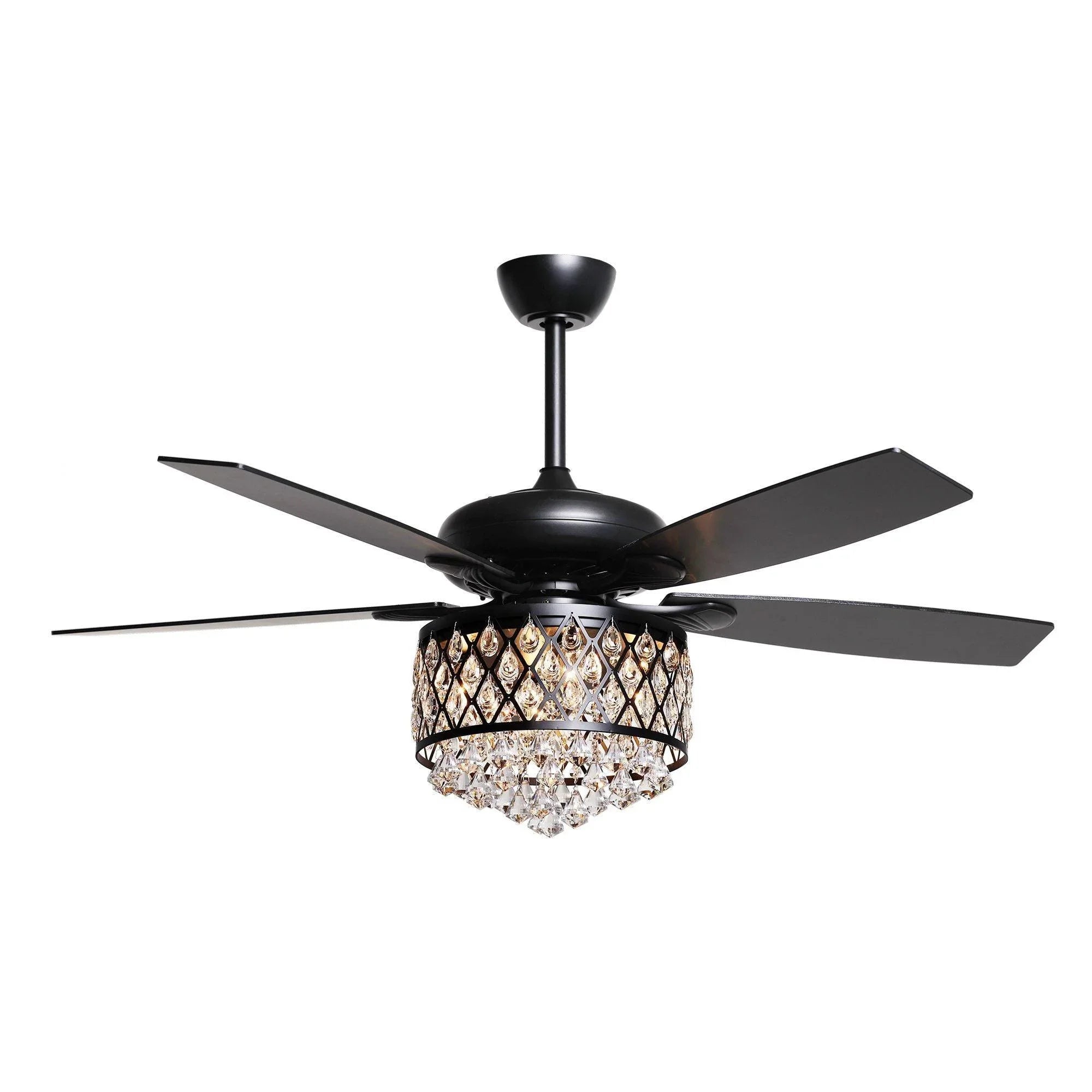 52" Wethington Crystal Ceiling Fan