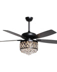 52" Wethington Crystal Ceiling Fan