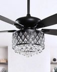 52" Wethington Crystal Ceiling Fan