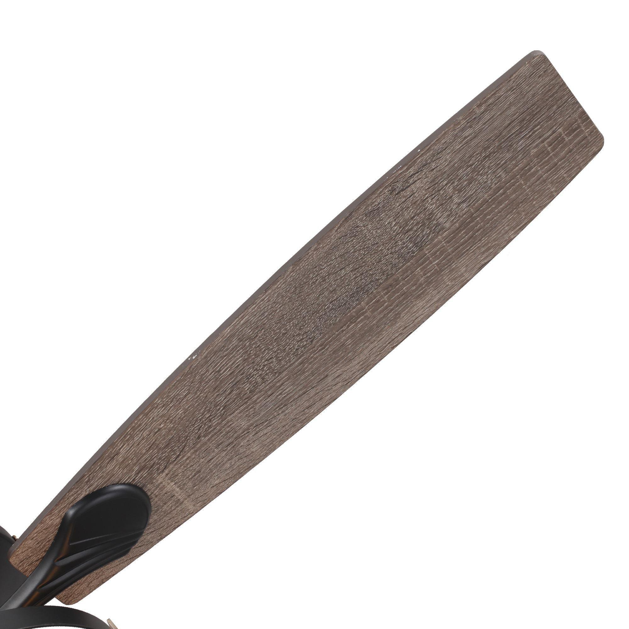 52" Wisner Industrial Downrod Mount Reversible Ceiling Fan with Lighting and Remote Control - IPLUS