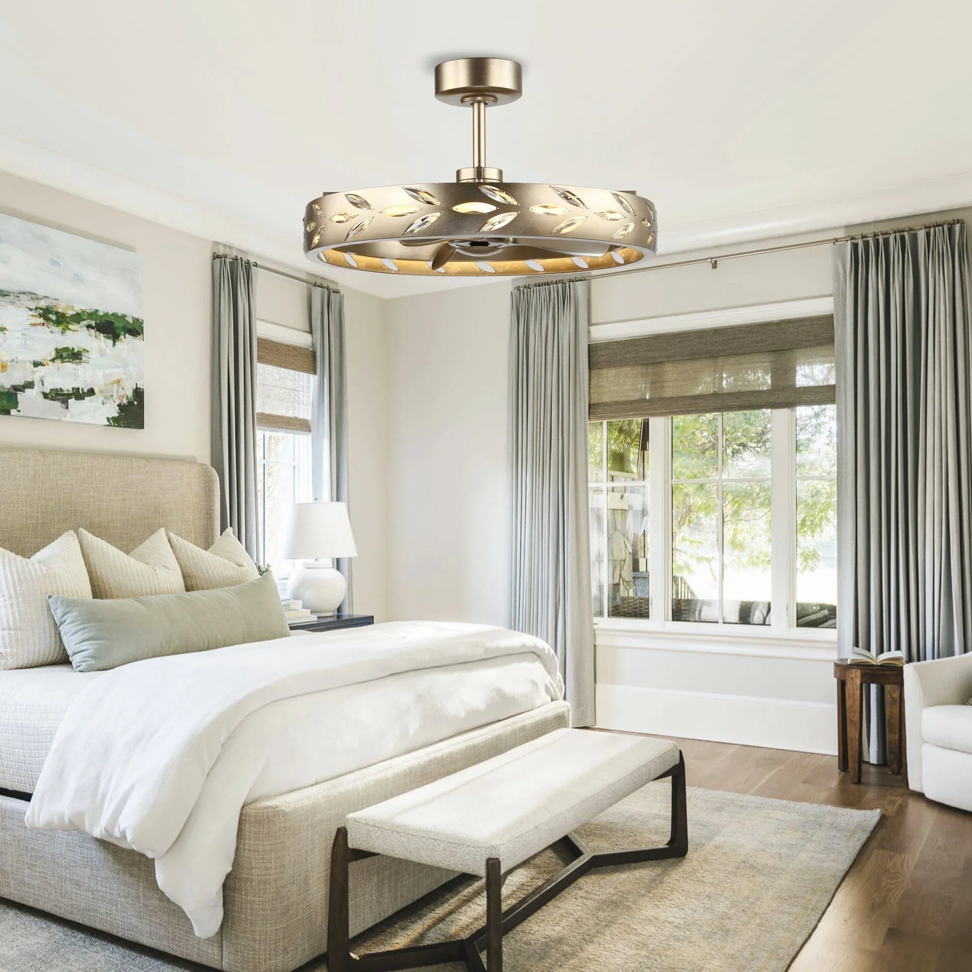 29" Feronis Antique Ceiling Fan