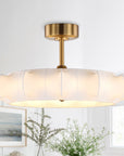 30" Golden Luxury Fandelier