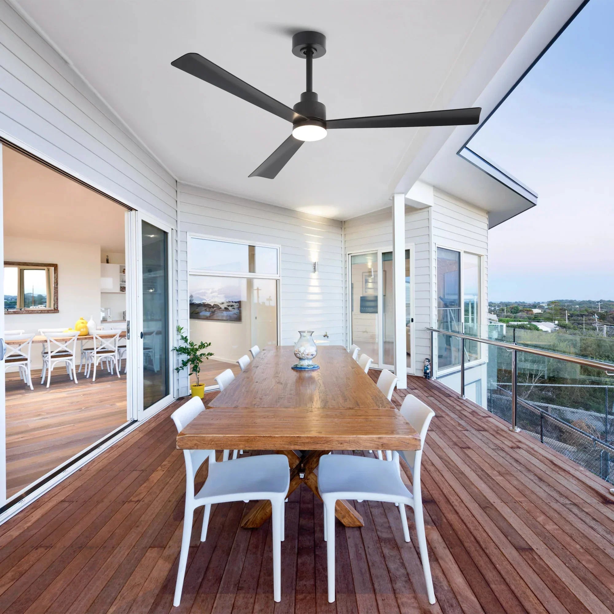 52 Inch Dinah Modern Ceiling Fan - IPLUS Lighting