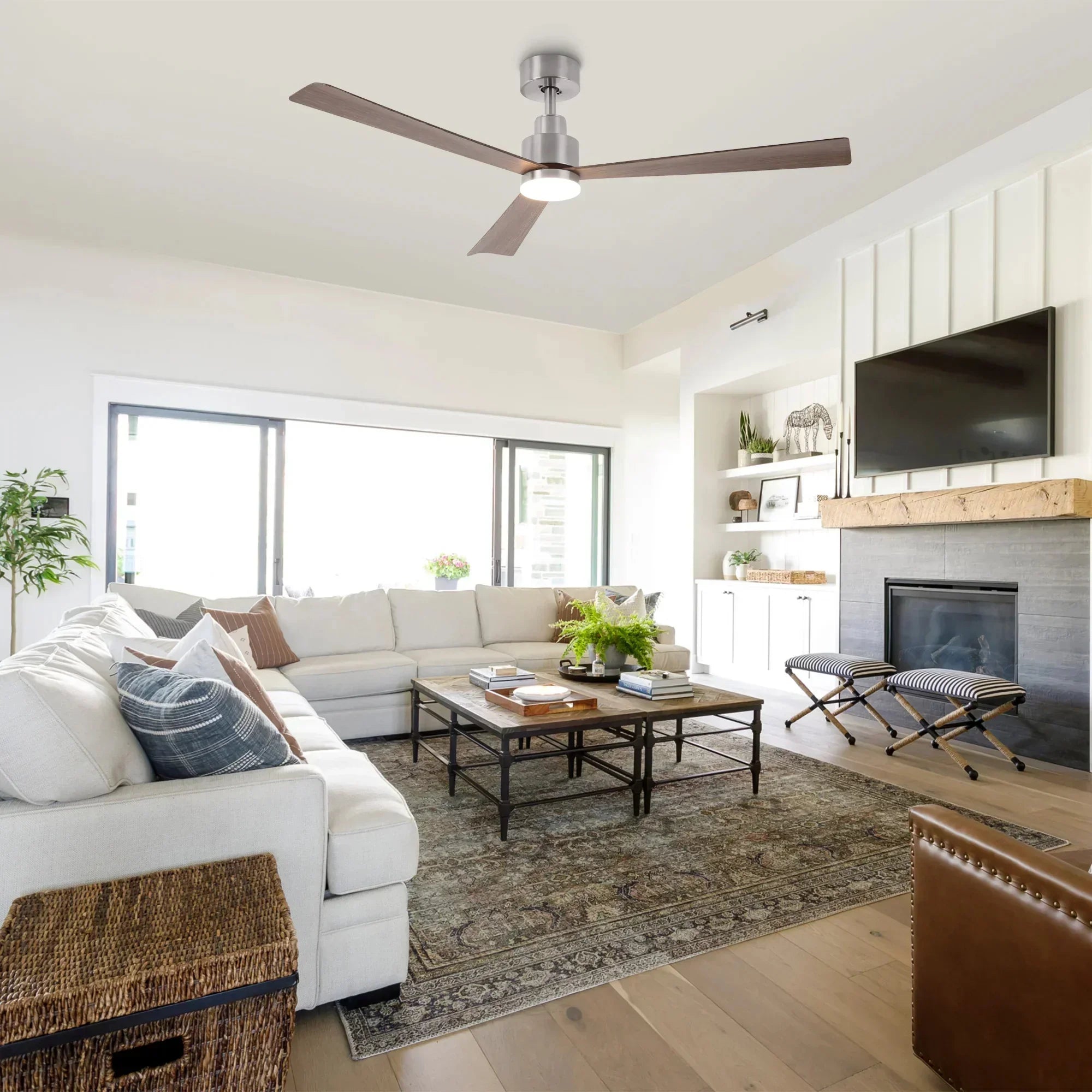 52 Inch Dinah Modern Ceiling Fan - IPLUS Lighting