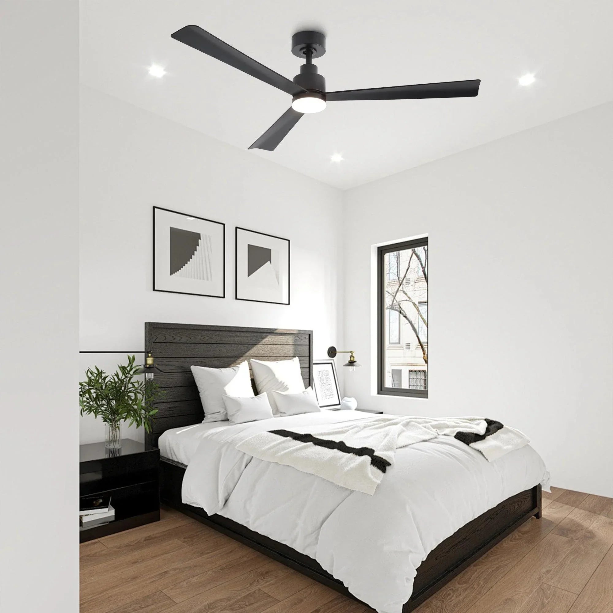52 Inch Dinah Modern Ceiling Fan - IPLUS Lighting