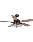 52" Antone Industrial Reversible Ceiling Fan - IPLUS Lighting
