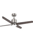 52" Ashby Industrial Satin Nickel DC Ceiling Fan - IPLUS Lighting