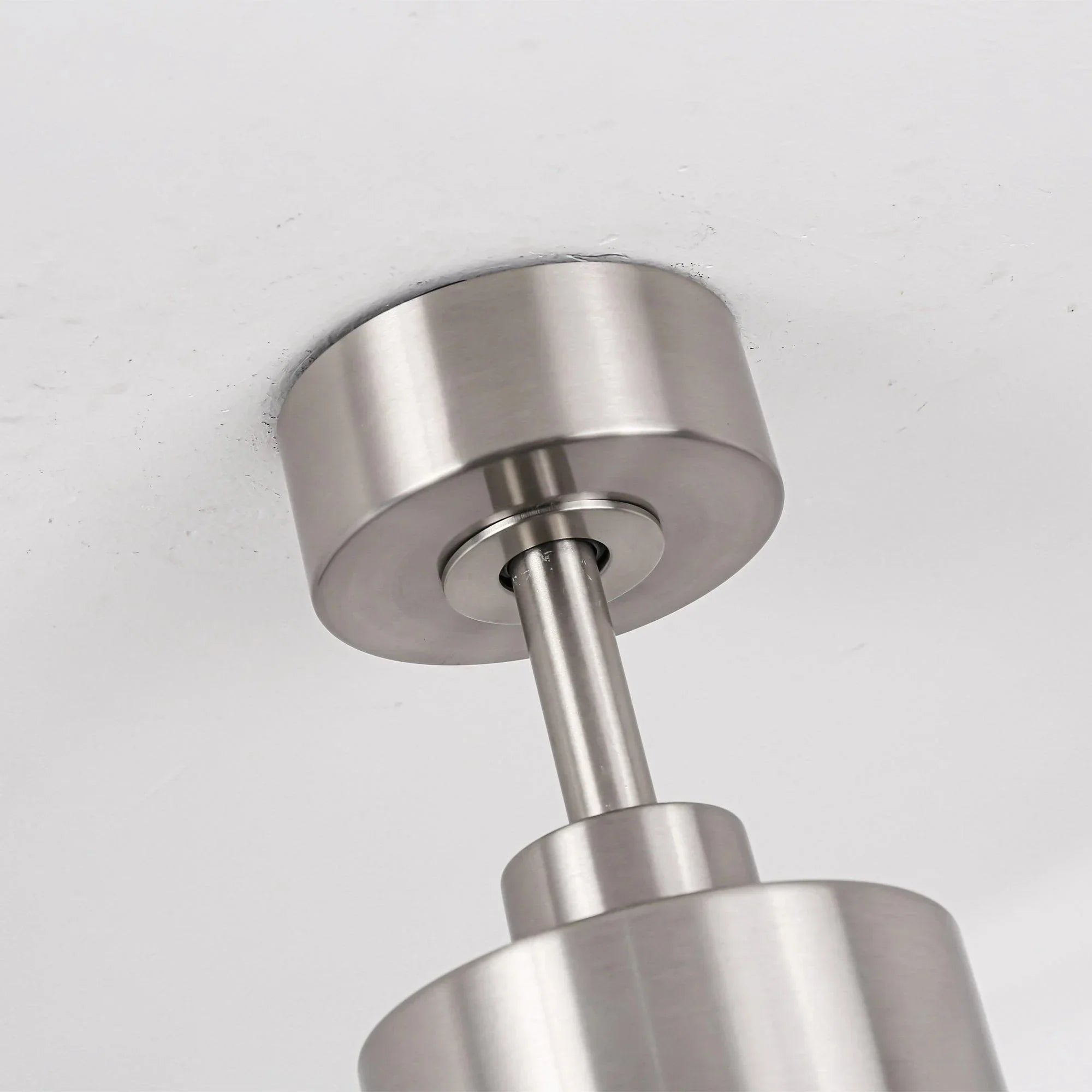 52" Ashby Industrial Satin Nickel DC Ceiling Fan - IPLUS Lighting