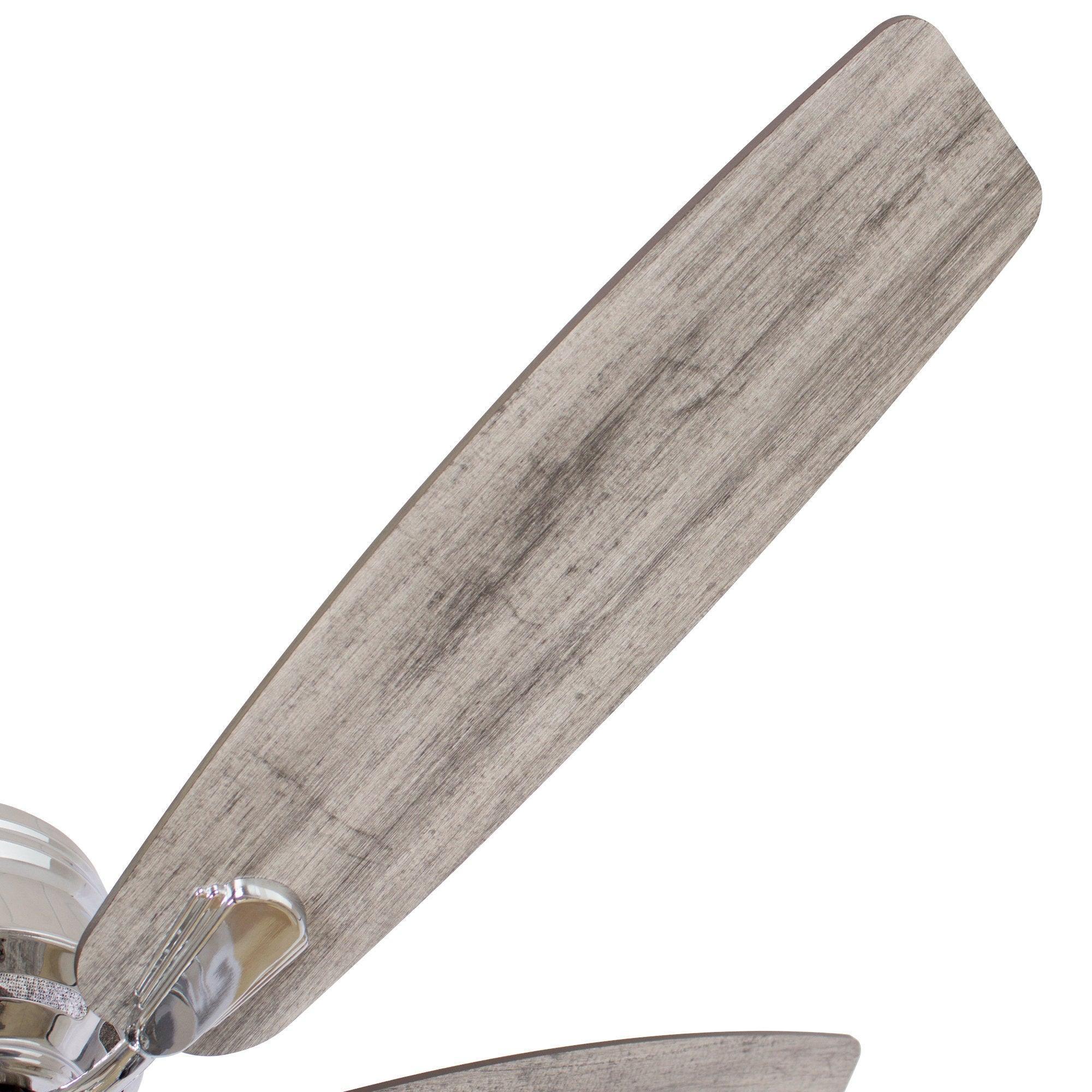 52" Bangatore Chrome Reversible Ceiling Fan