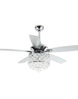 52" Berkshire Reversible Crystal Ceiling Fan