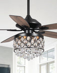 52" Berkshire Reversible Crystal Ceiling Fan