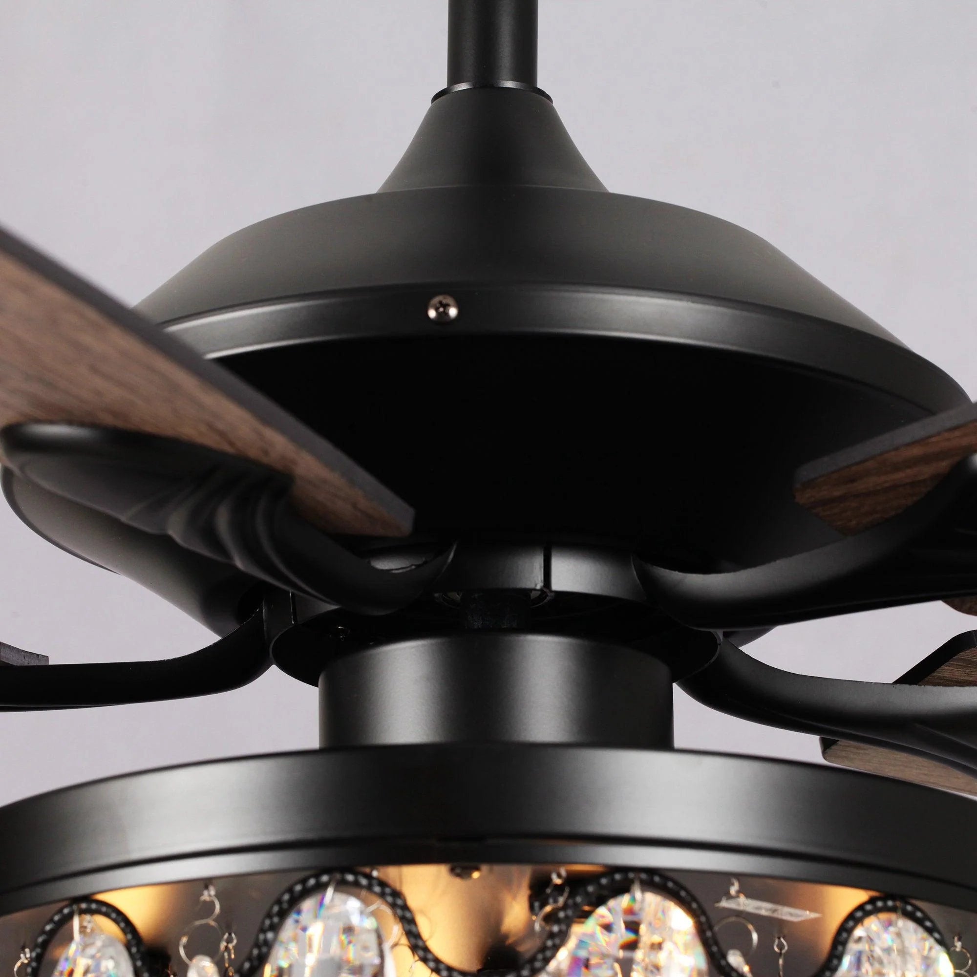 52" Berkshire Reversible Crystal Ceiling Fan