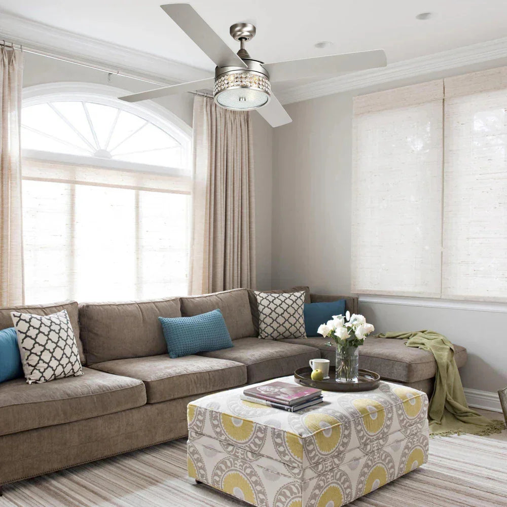 52" Cason Modern Reversible Ceiling Fan - IPLUS Lighting