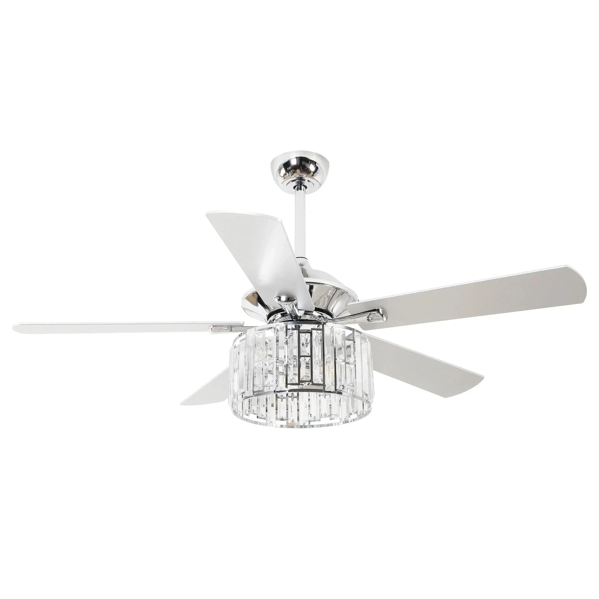 52" Dicken Crystal Ceiling Fan With Lighting - IPLUS Lighting