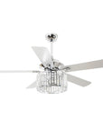 52" Dicken Crystal Ceiling Fan With Lighting - IPLUS Lighting