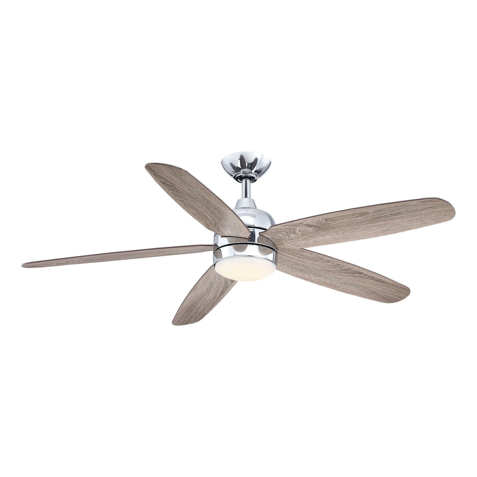 52" Dicken Reversible Crystal Ceiling Fan - IPLUS Lighting