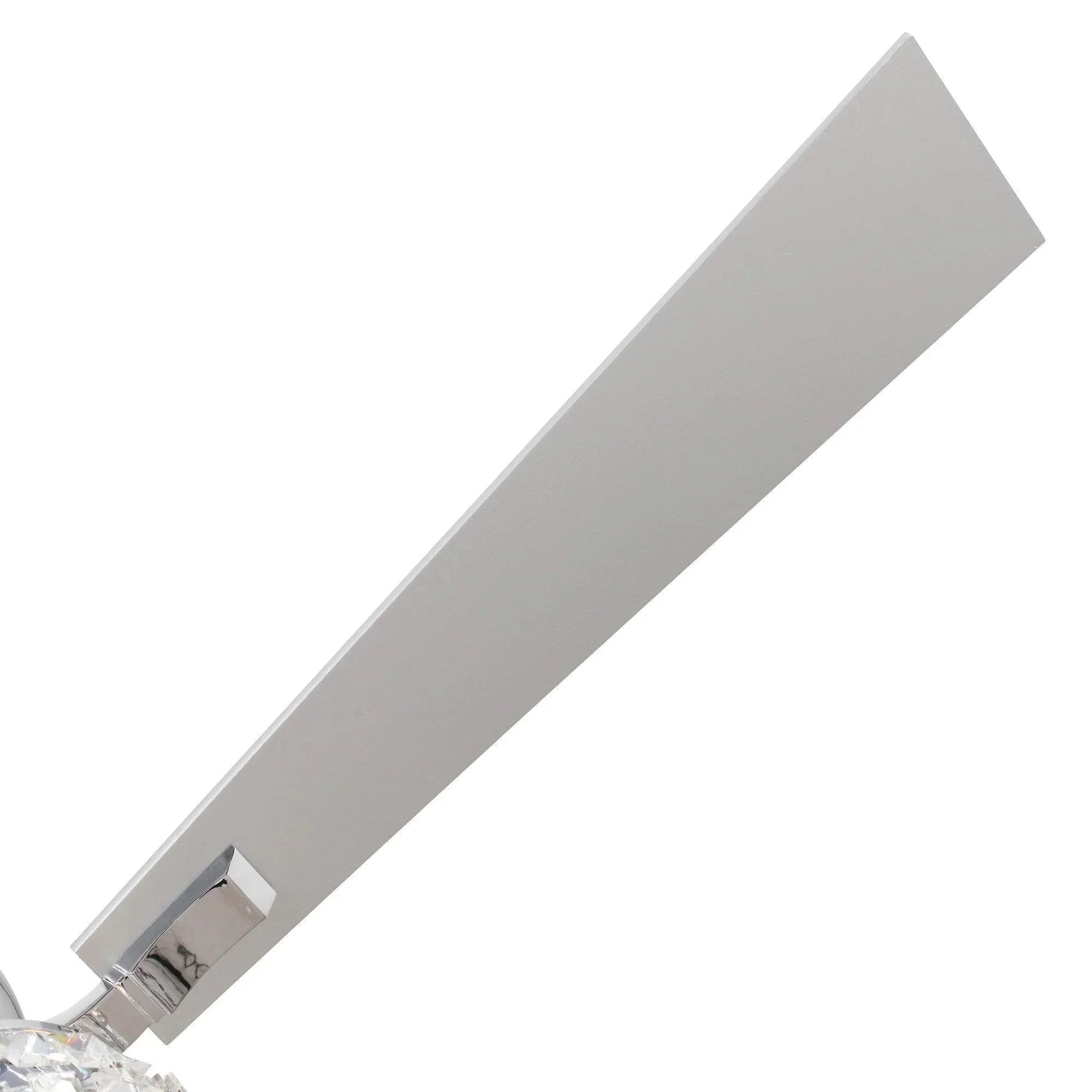 52" Ganga Modern Downrod Mount Crystal Ceiling Fan - IPLUS Lighting