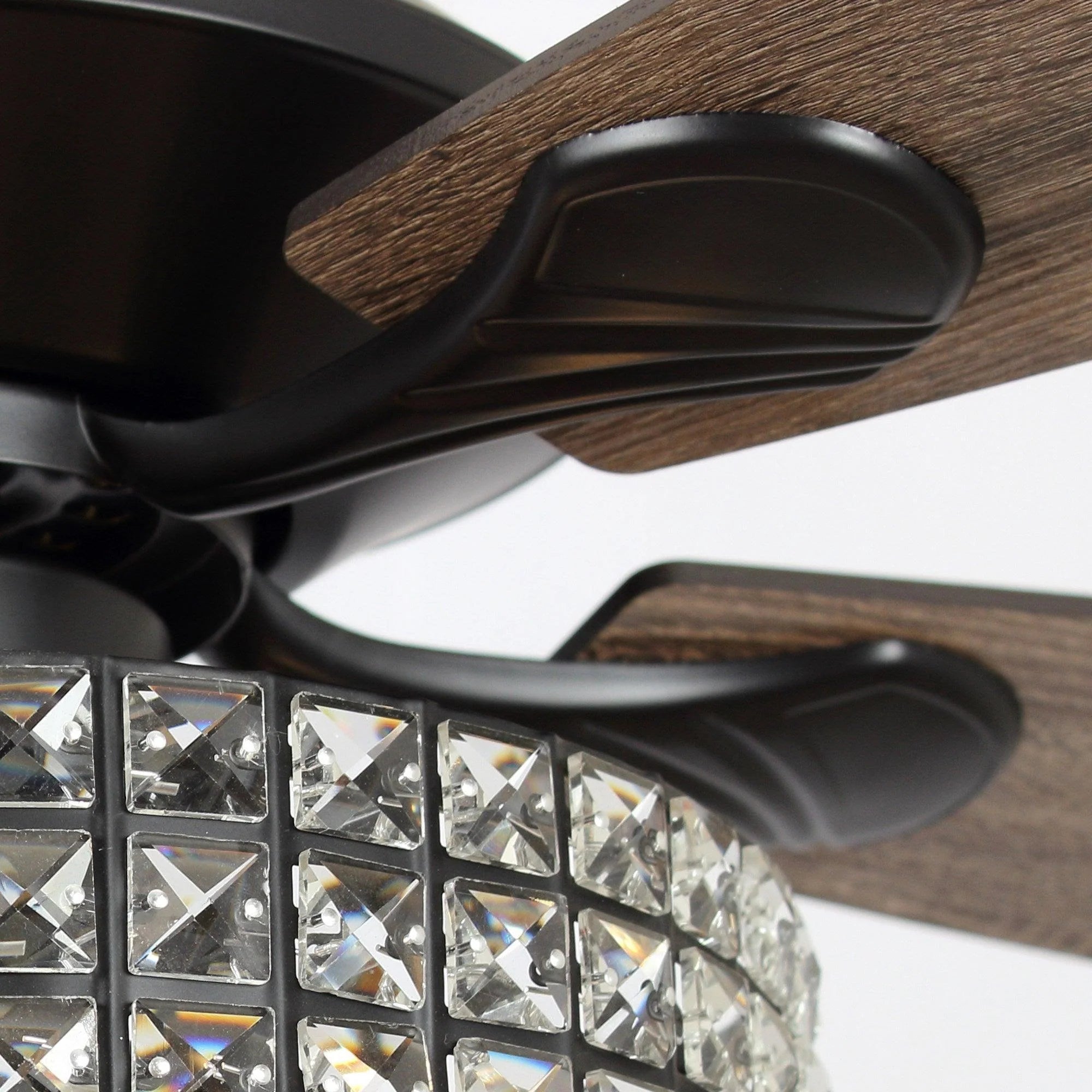 52" Nowthen Crystal Chandelier Ceiling Fan