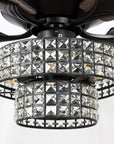 52" Nowthen Crystal Chandelier Ceiling Fan