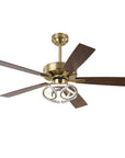 52" Boyd Antique-bronze Golden RGB LED Smart Fan - IPLUS Lighting