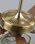 52" Boyd Antique-bronze Golden RGB LED Smart Fan - IPLUS Lighting