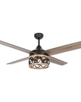 52" Kashmir Farmhouse Reversible Ceiling Fan - IPLUS Lighting