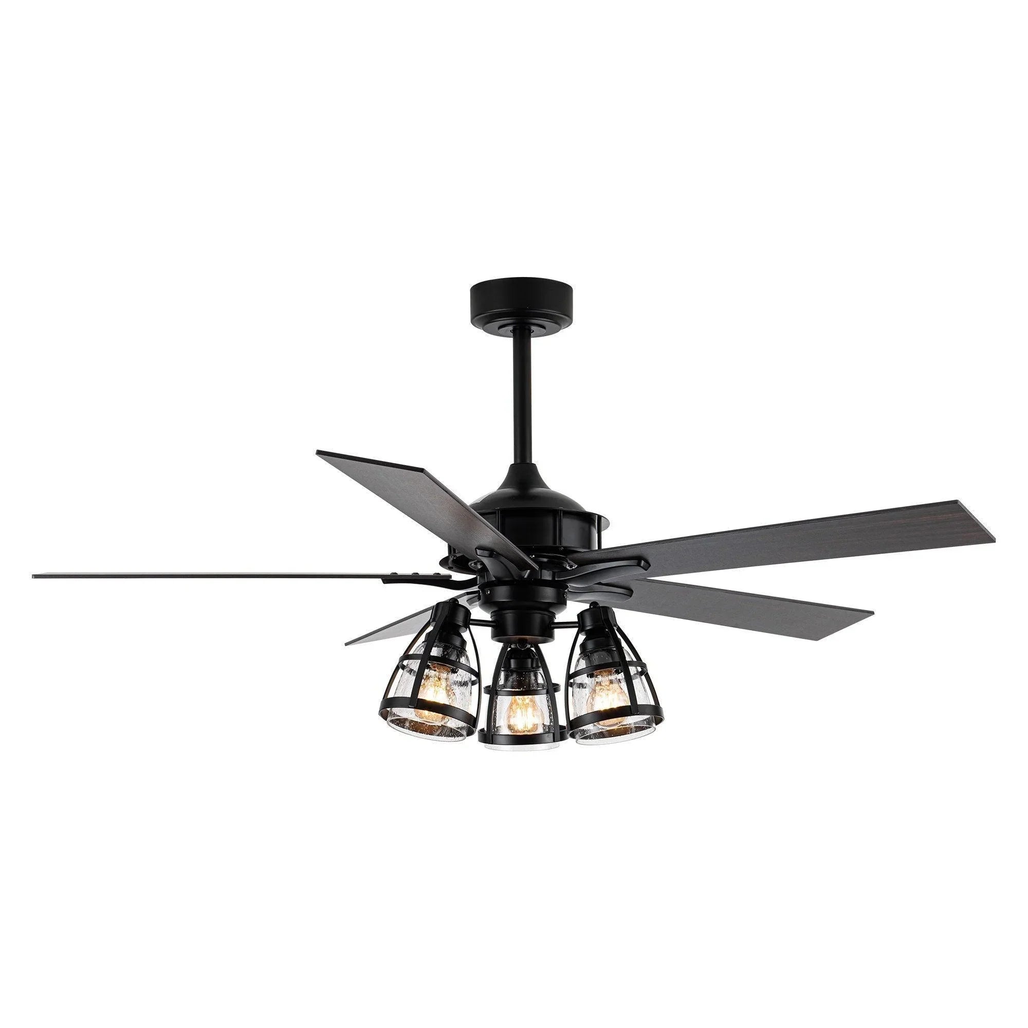 52" Kashmir Traditional Reversible Ceiling Fan - IPLUS Lighting