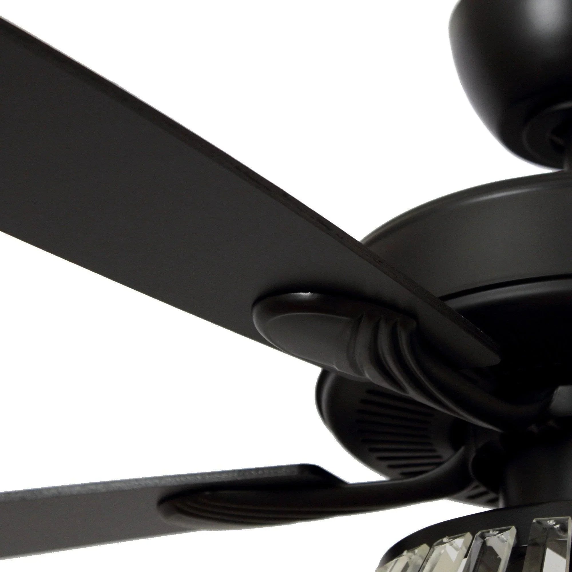 52" Kerala Chrome Reversible Crystal Ceiling Fan