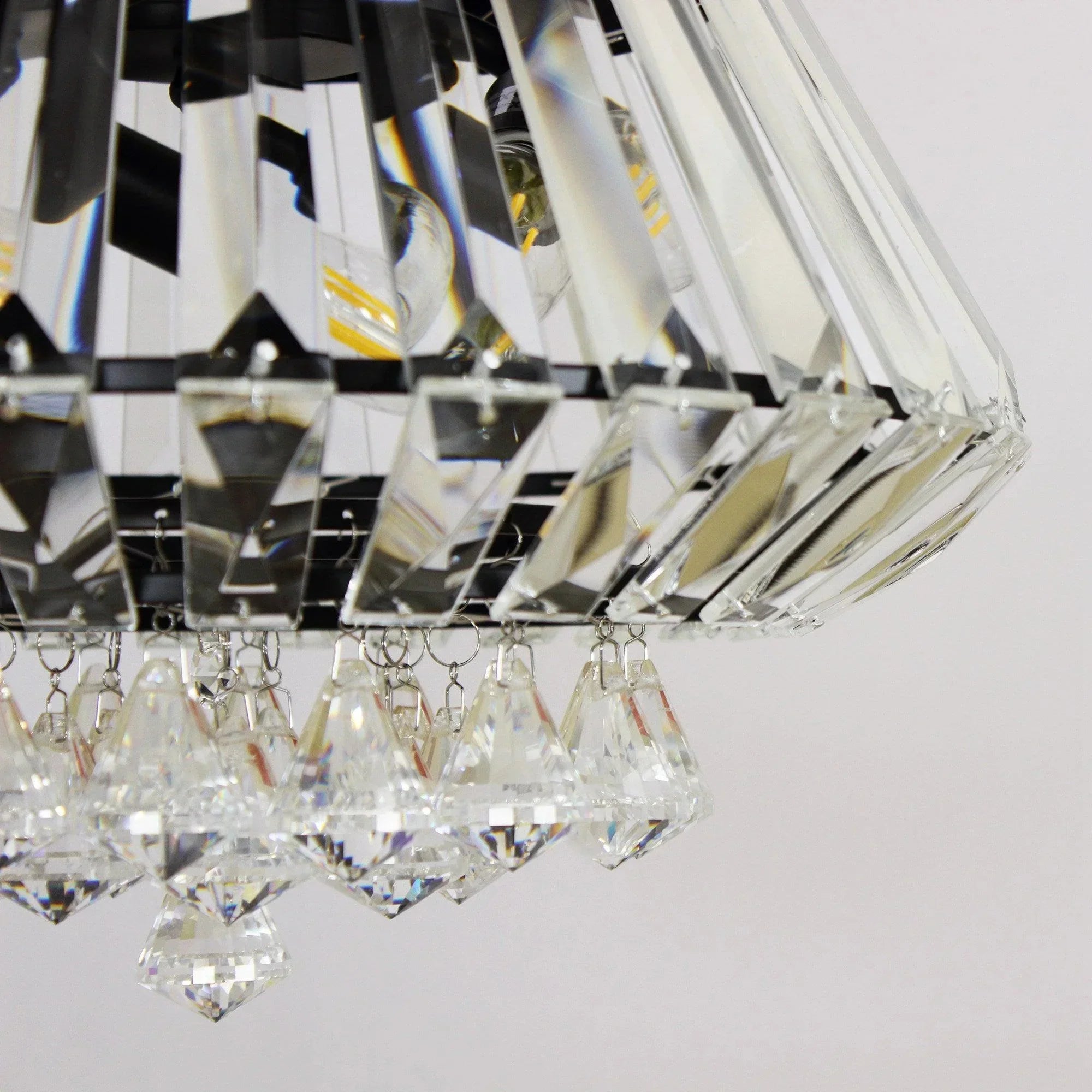 52" Kerala Chrome Reversible Crystal Ceiling Fan