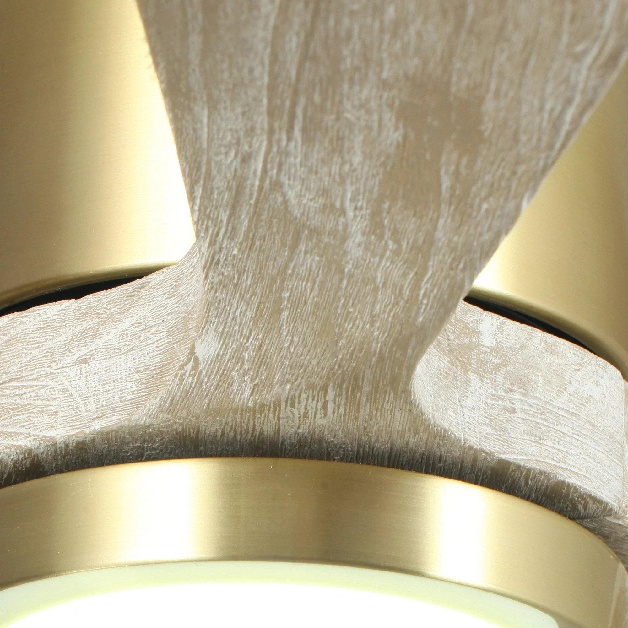 52" Mayna Copper Flush Mounted Ceiling Fan - IPLUS Lighting