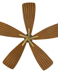 52" Porter Soft Brass IP66 Outdoor Ceiling Fan