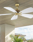 52" Porter Soft Brass IP66 Outdoor Ceiling Fan