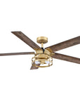 52" Industrial Reversible 5 Blade Led Ceiling Fan - IPLUS Lighting