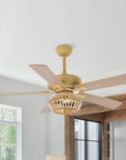 52" Pune Farmhouse Reversible Ceiling Fan