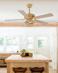 52" Pune Farmhouse Reversible Ceiling Fan