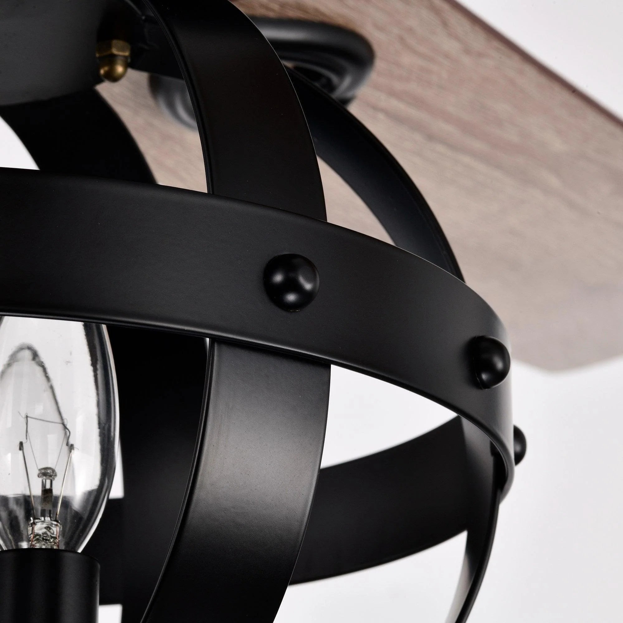 52" Wilburton Industrial Reversible Ceiling Fan