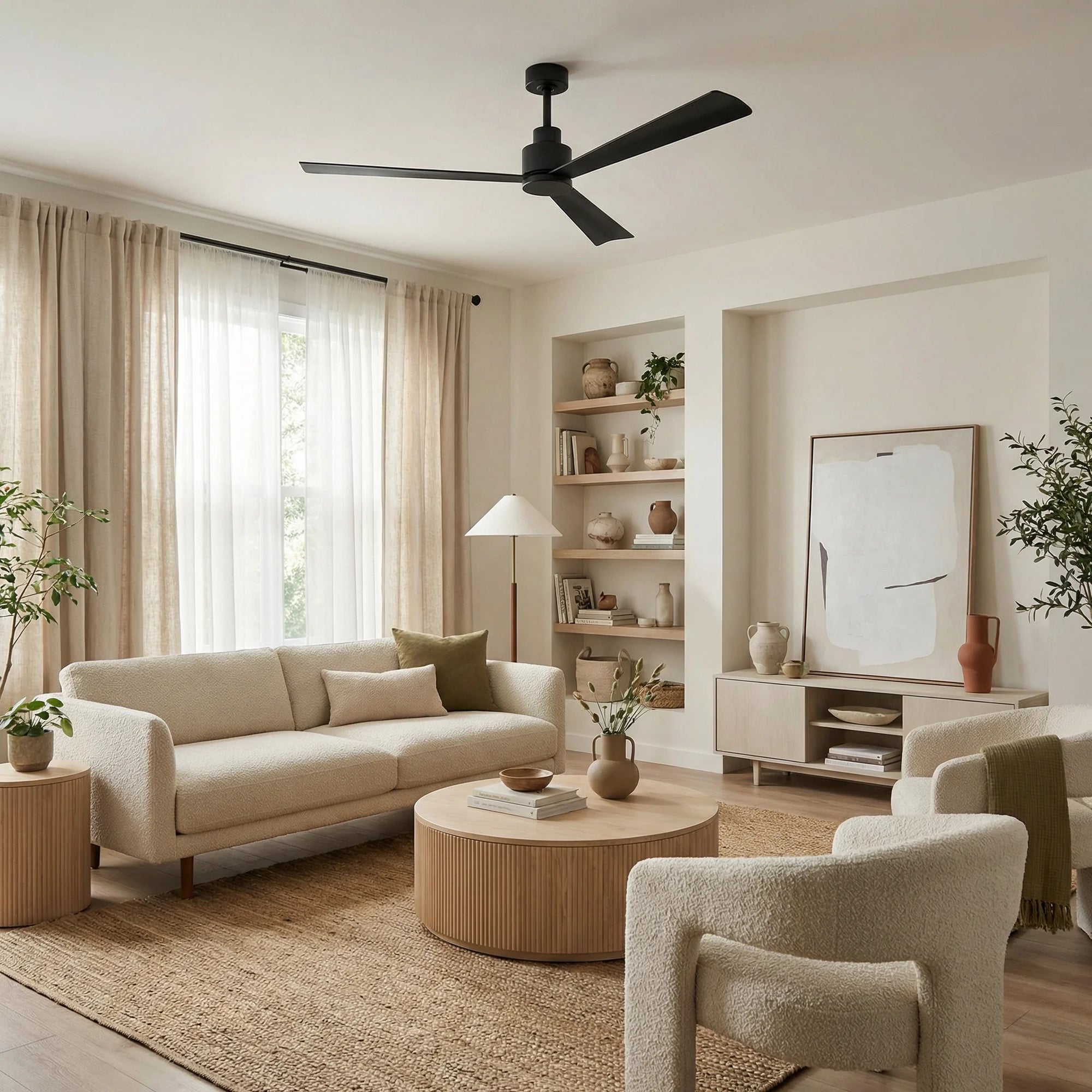 52" Zelda Industrial DC Ceiling Fan