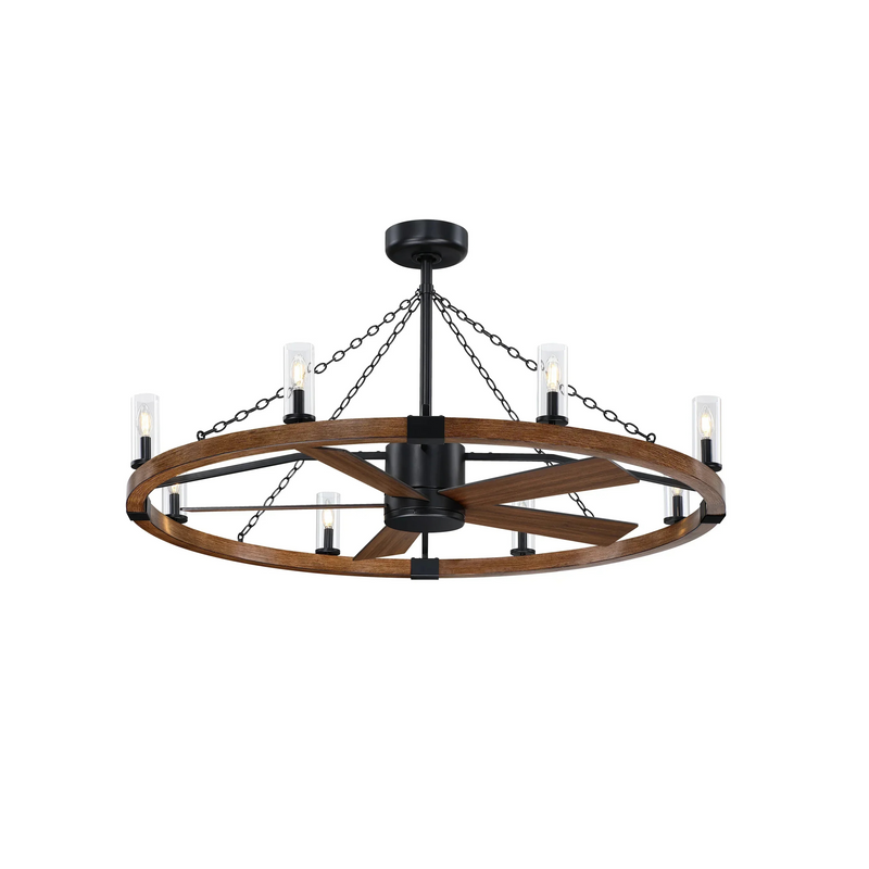 52 quot Amelia Black ndustrial Fandelier