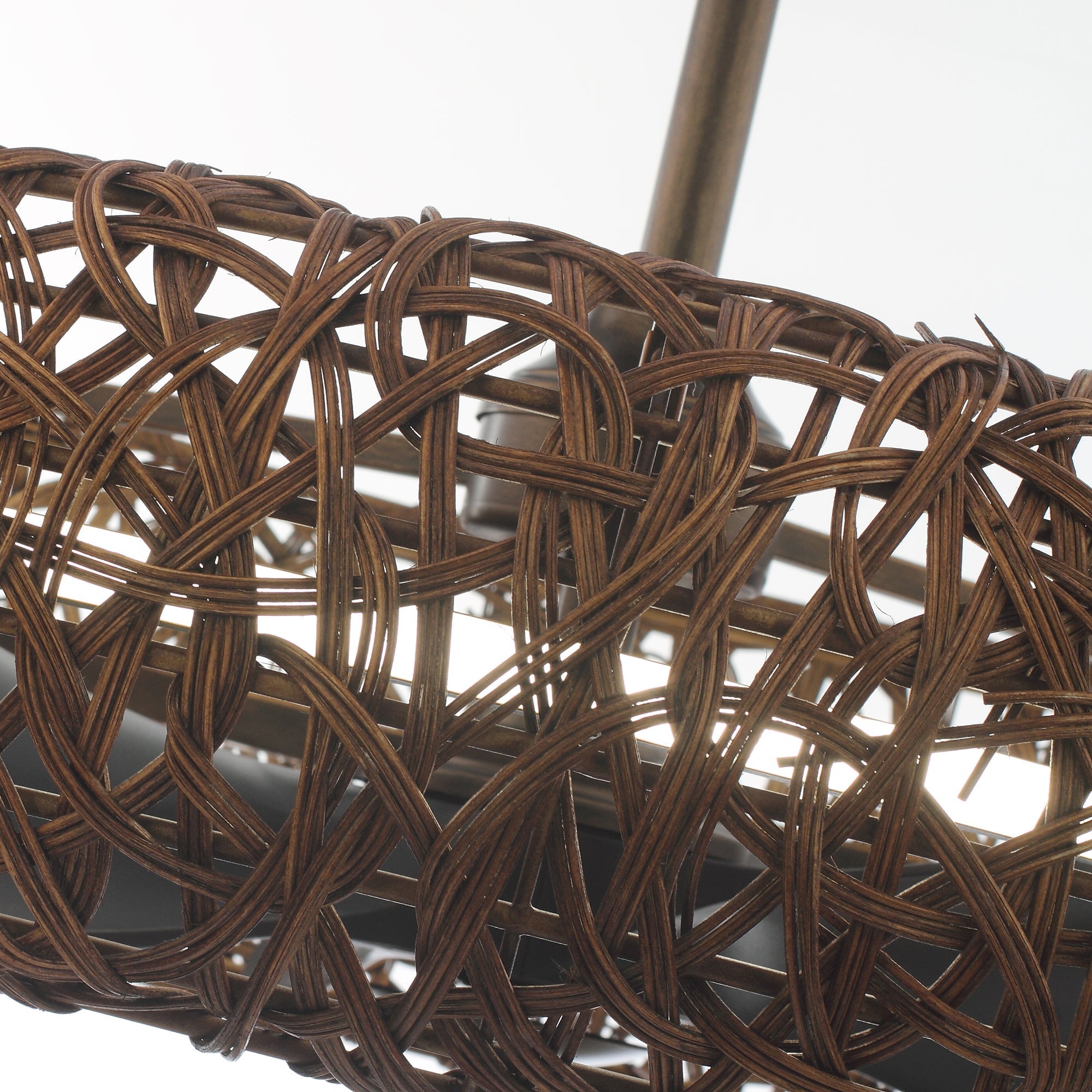 35" Hamptons Bronze Caged Ceiling Fan