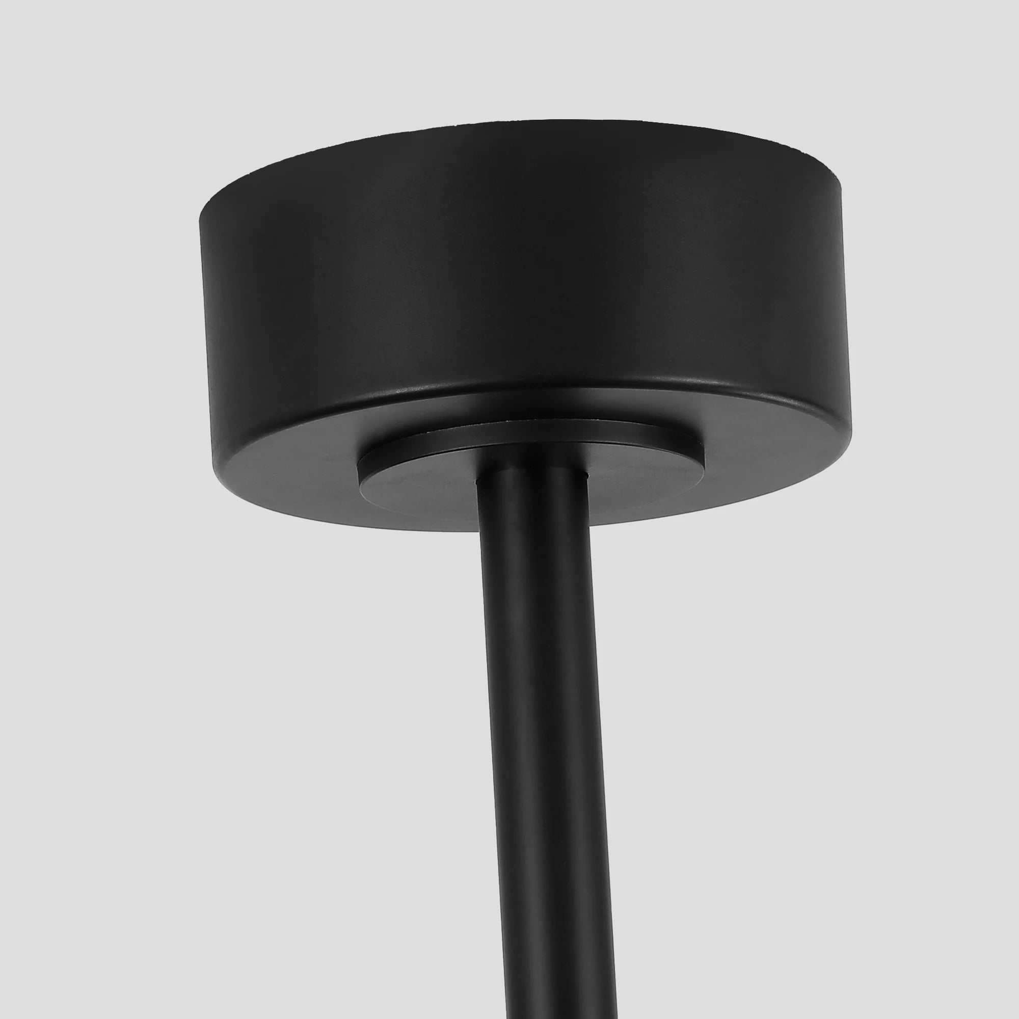 55" Xenia Black Ceiling Fan with Clear Blades